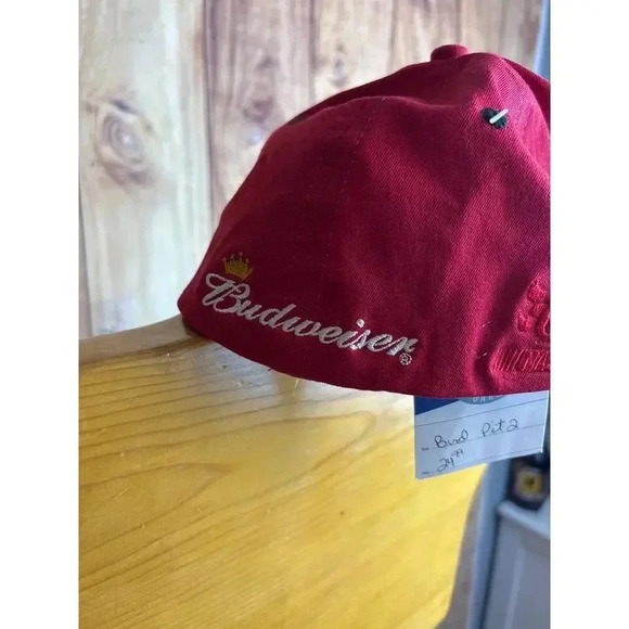 Budweiser Dale Earnhardt Jr Nascar Baseball Cap Hat Chase Authentics NEW - Picture 5 of 9